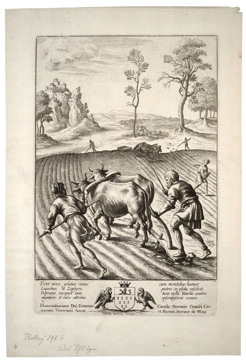 A szántó. 2. állapot alkotó: Wenceslaus Hollar