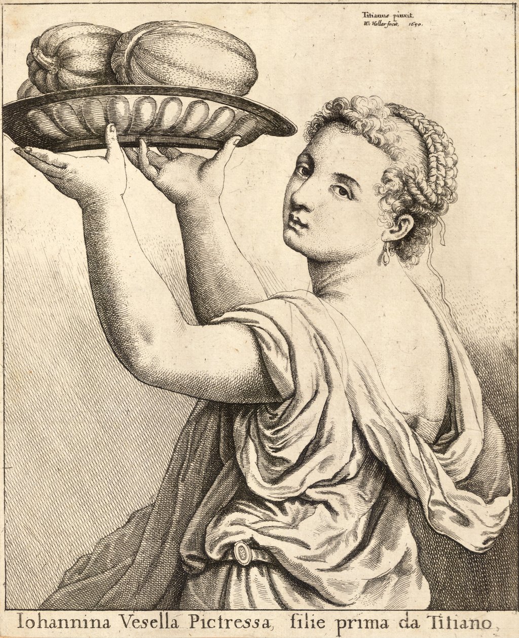 Titian lánya. 2. állapot alkotó: Wenceslaus Hollar