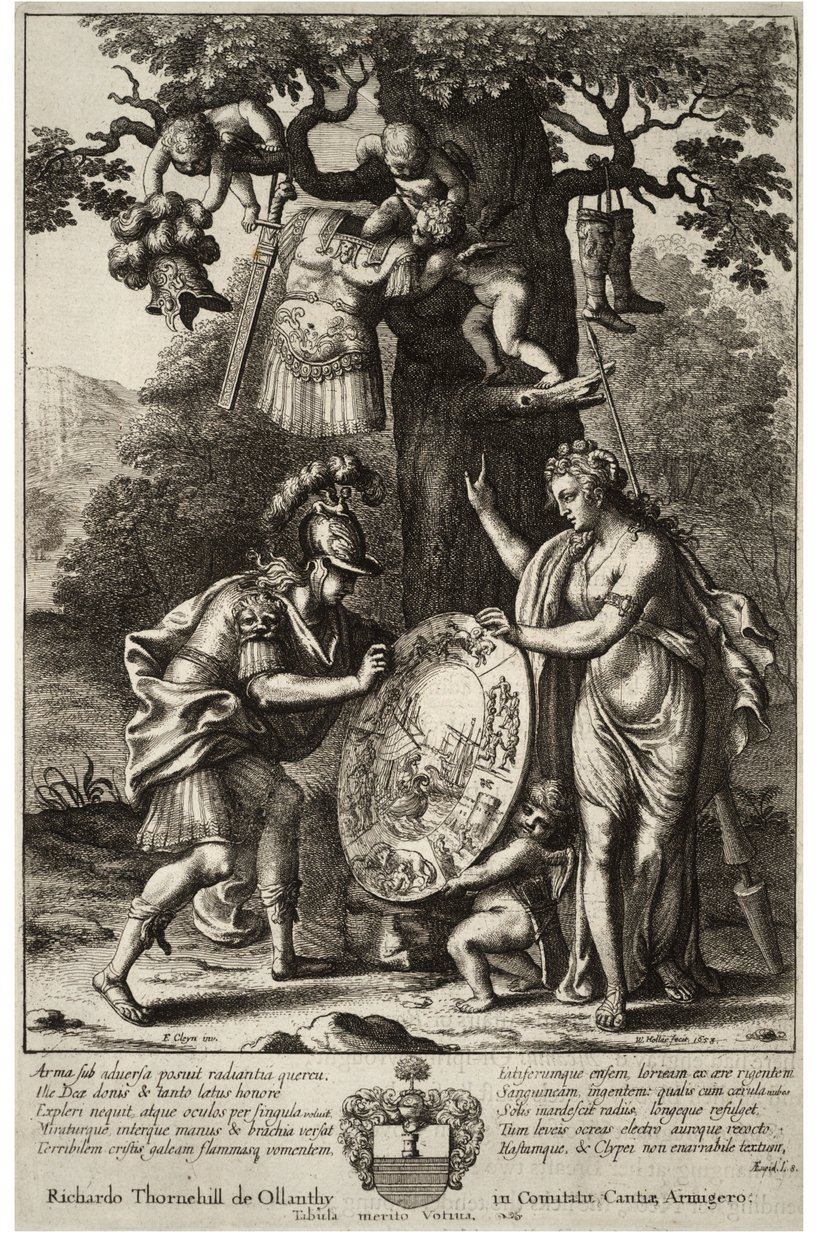 Vénusz hozza Aeneas fegyvereit. 2. állapot alkotó: Wenceslaus Hollar