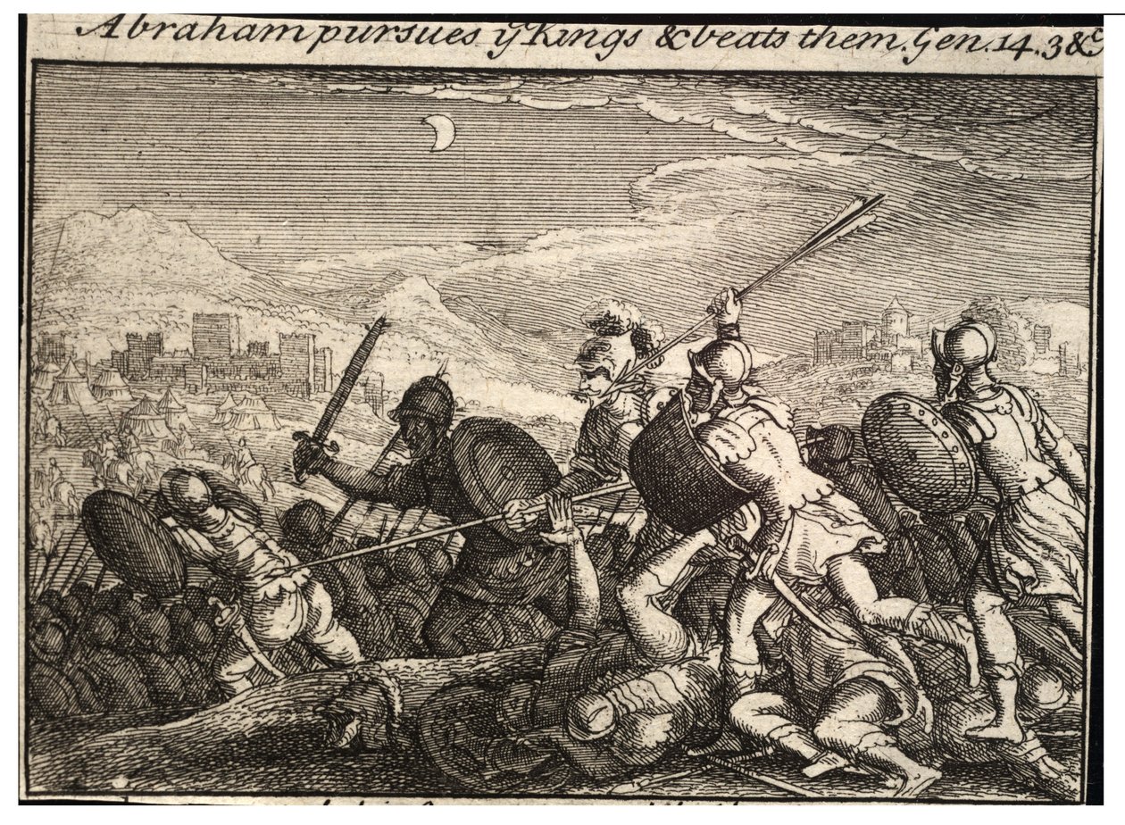 Ábrahám harcol a királyokkal. 2. állapot alkotó: Wenceslaus Hollar