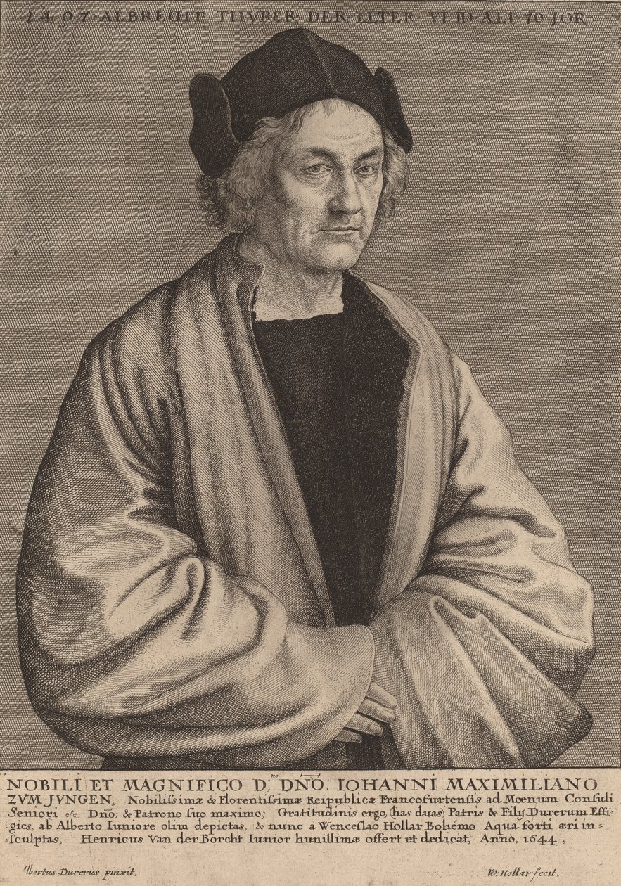 Albrecht Durer apja, 1644. alkotó: Wenceslaus Hollar