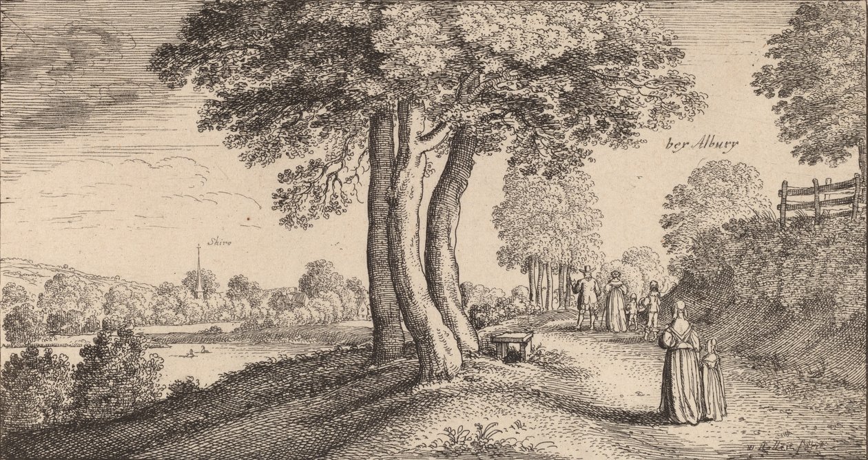 Albury, 1645. alkotó: Wenceslaus Hollar