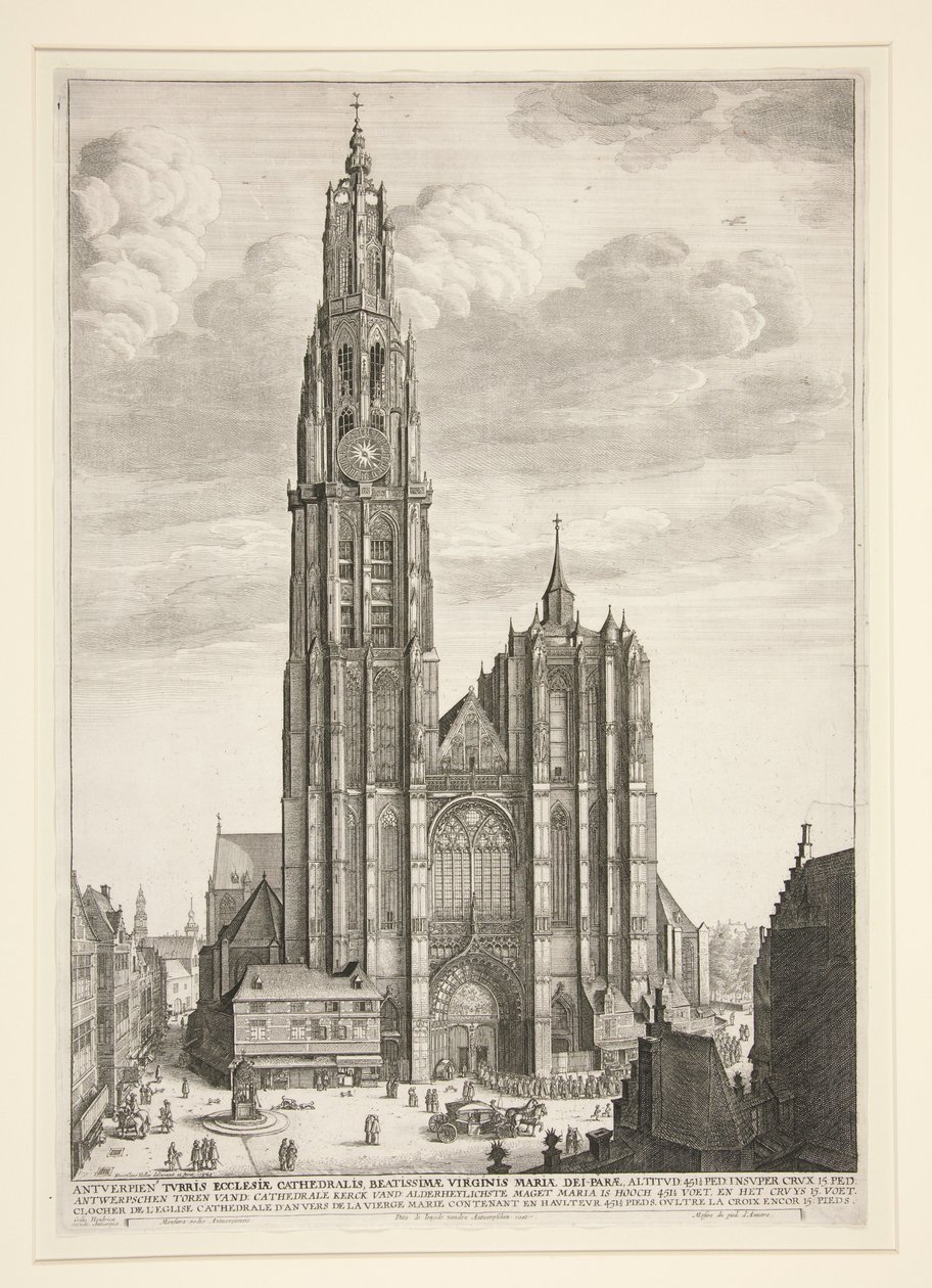 Antwerpeni székesegyház alkotó: Wenceslaus Hollar