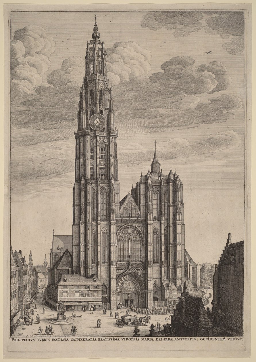 Az antwerpeni székesegyház alkotó: Wenceslaus Hollar
