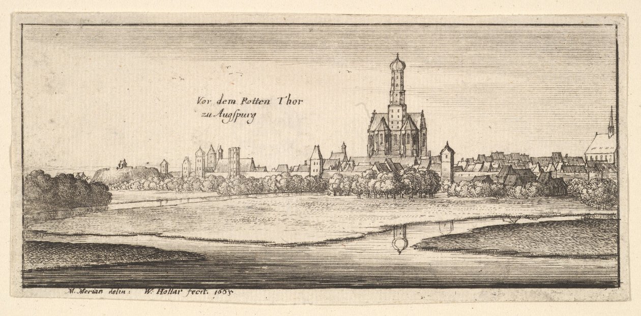 Augsburg, 1665. alkotó: Wenceslaus Hollar