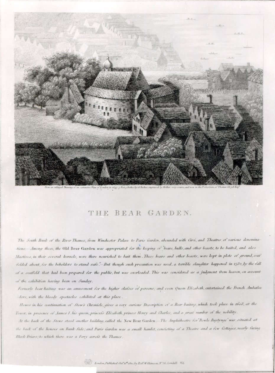 Medvekert, 1647 alkotó: Wenceslaus Hollar