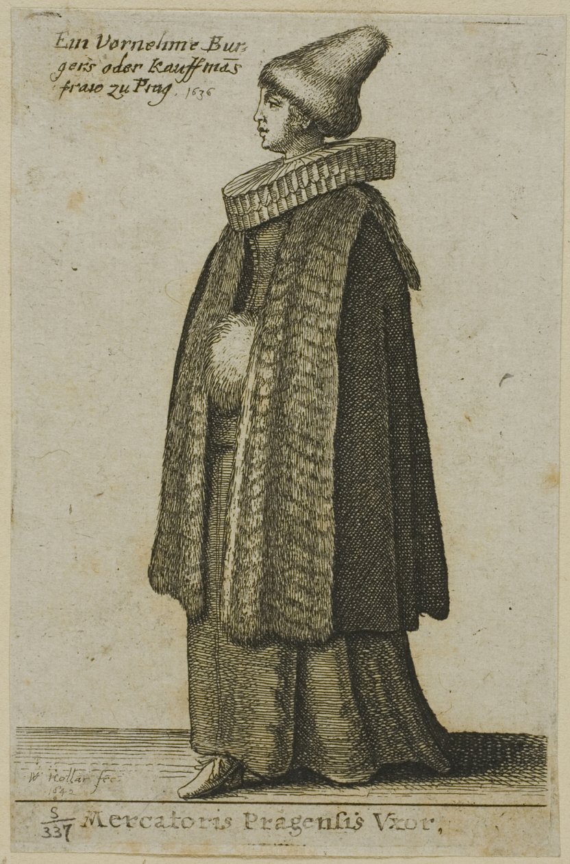 Jó minőségű bohém nő alkotó: Wenceslaus Hollar