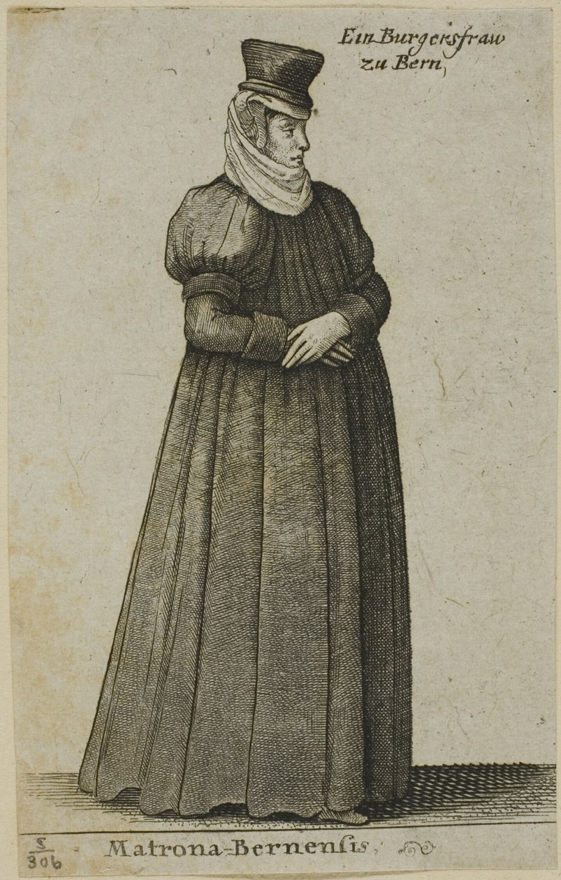 Berni polgár felesége alkotó: Wenceslaus Hollar