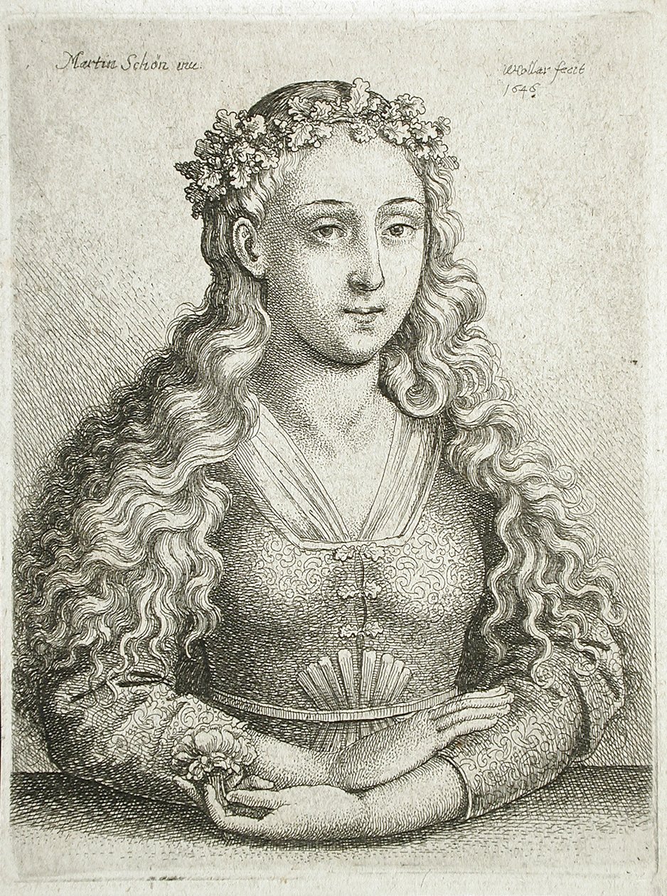 Női mellszobor alkotó: Wenceslaus Hollar
