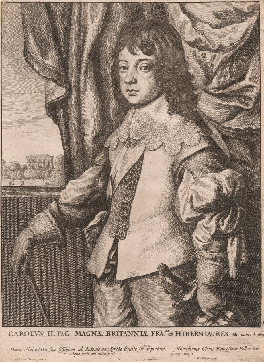 Károly II. DG: Nagy-Britannia Fra. és Írország királya stb. alkotó: Wenceslaus Hollar