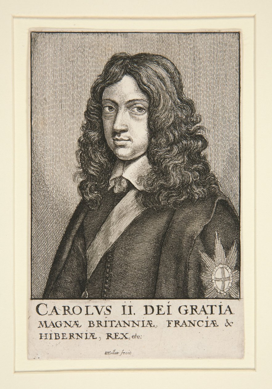 II. Károly alkotó: Wenceslaus Hollar