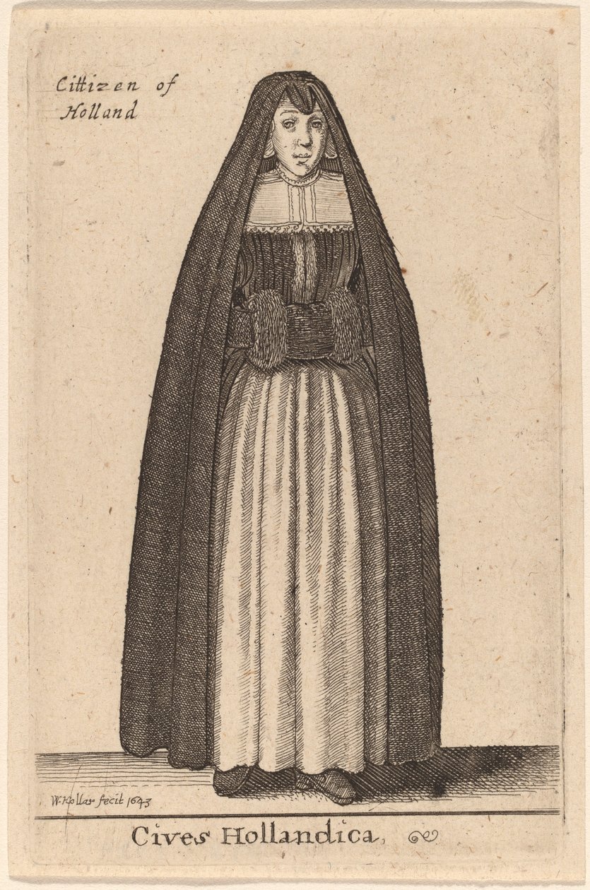 holland állampolgárok alkotó: Wenceslaus Hollar