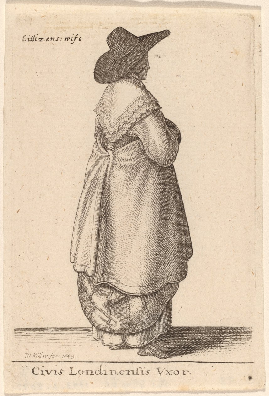 London Vxor polgára alkotó: Wenceslaus Hollar