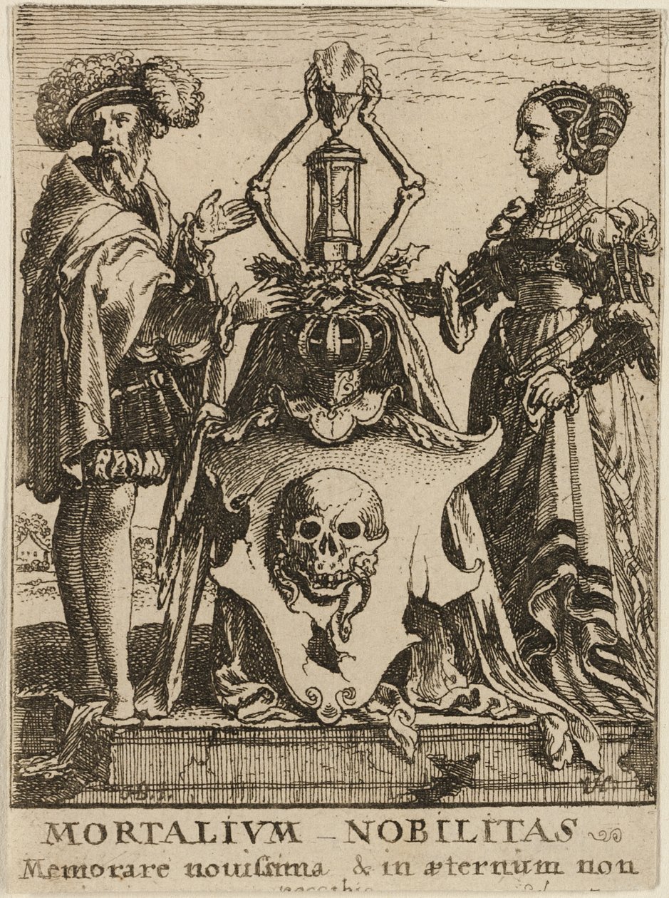 A halál címere alkotó: Wenceslaus Hollar