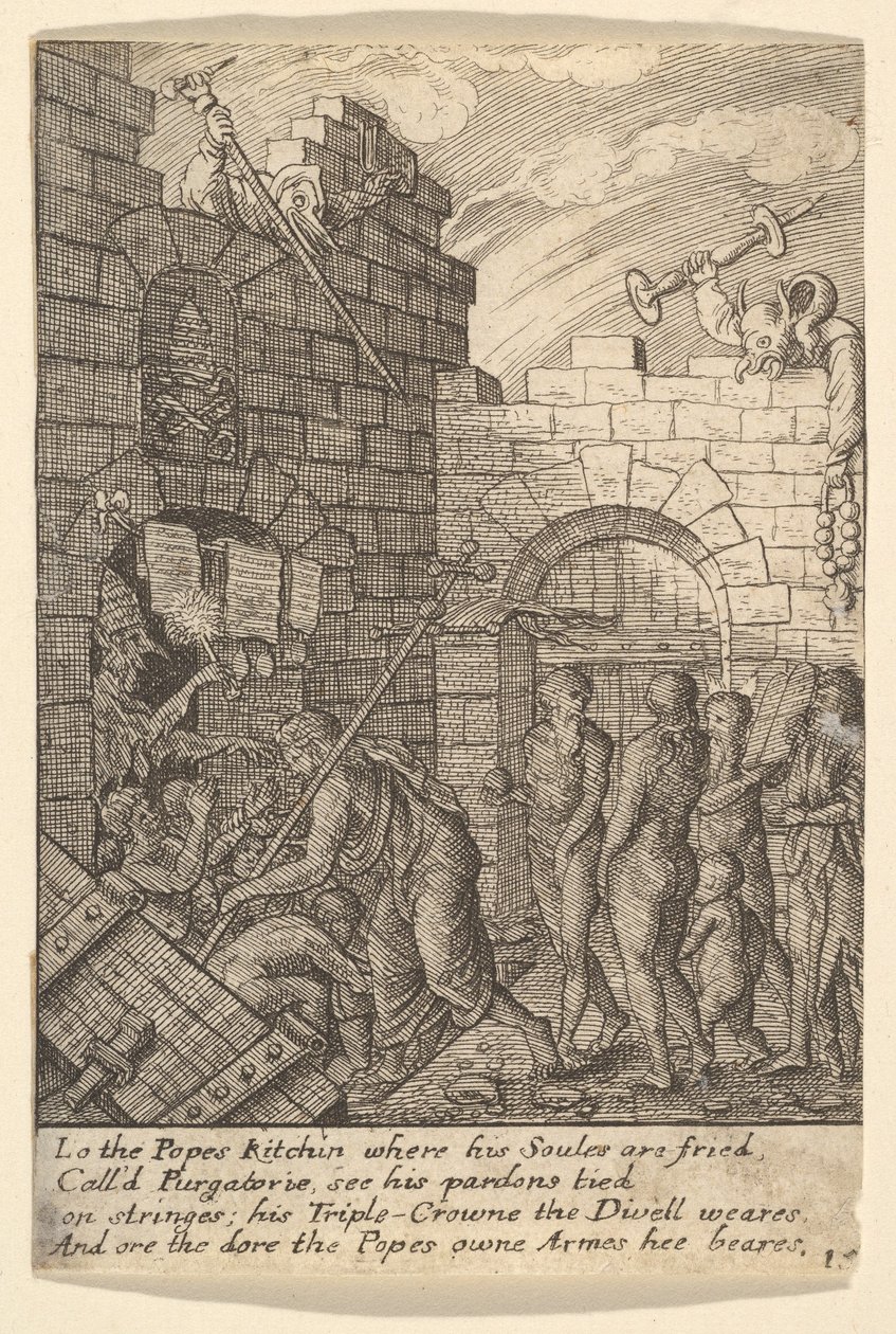 Leszállás a pokolba, 1625-77. alkotó: Wenceslaus Hollar