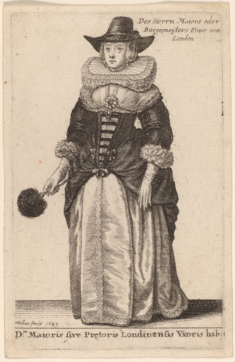 A Lord Mayor vagy London Praetor Hab: alkotó: Wenceslaus Hollar