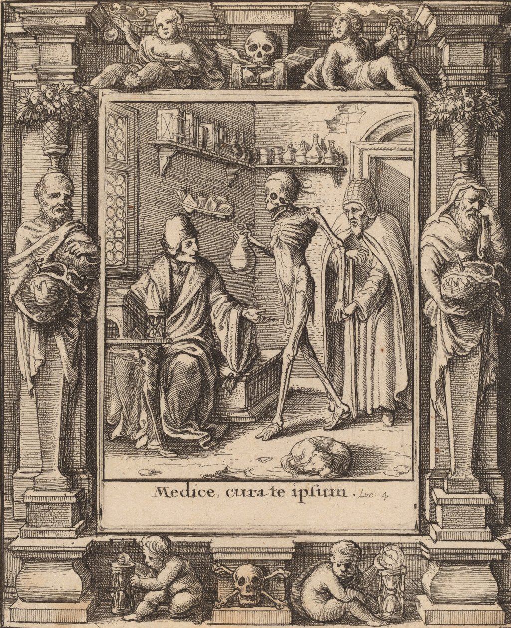 Orvos, 1651. alkotó: Wenceslaus Hollar