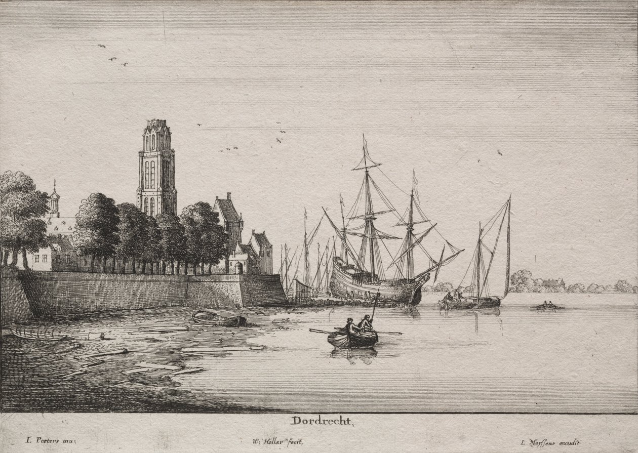 Dordrecht alkotó: Wenceslaus Hollar