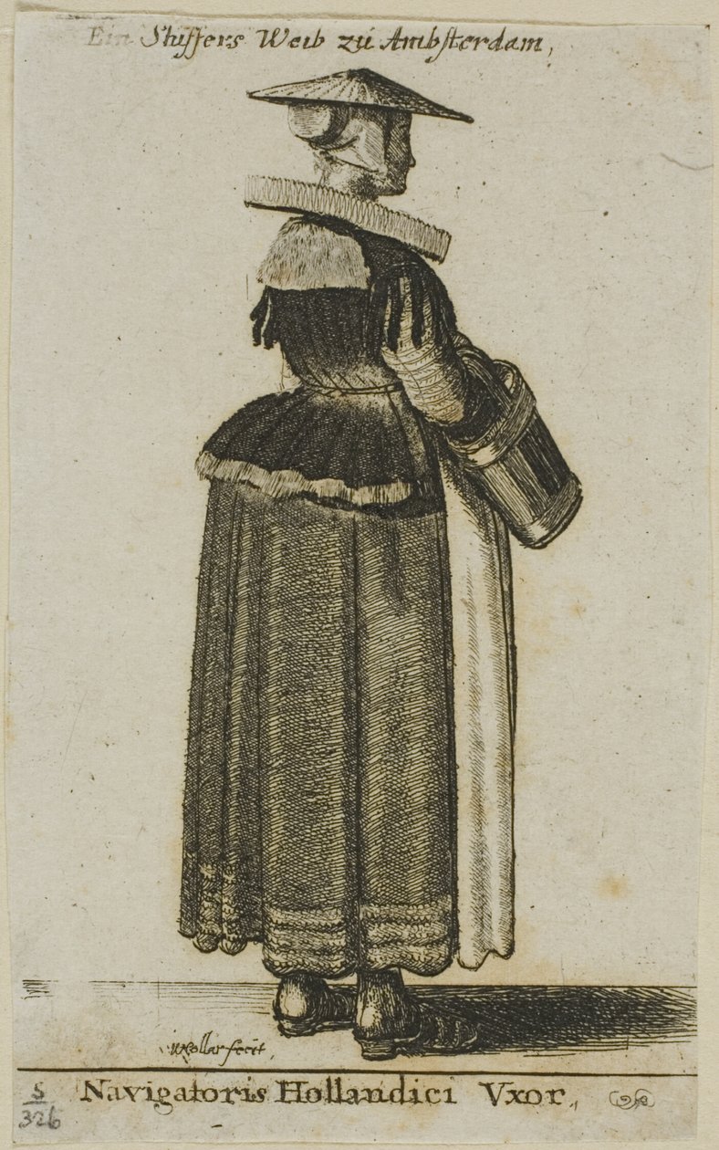 Holland tengerész felesége alkotó: Wenceslaus Hollar