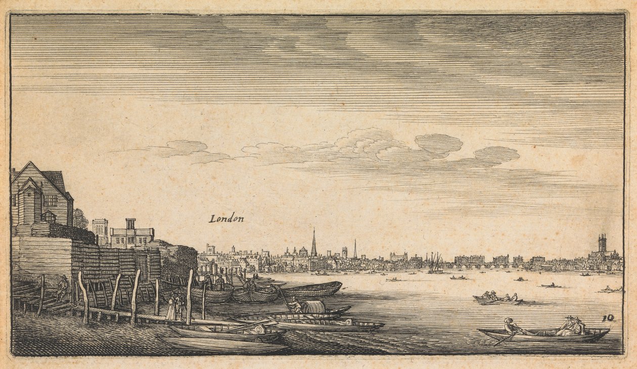 Angol nézetek: London alkotó: Wenceslaus Hollar