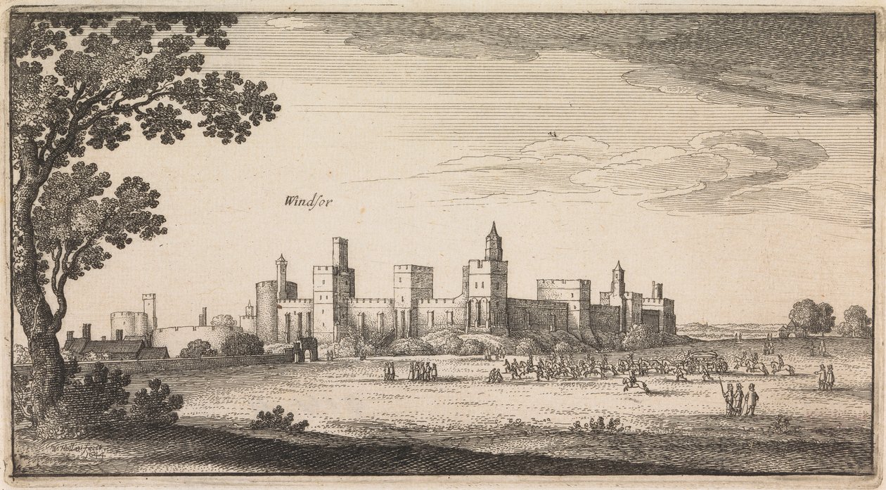 Angol nézetek: Windsor alkotó: Wenceslaus Hollar
