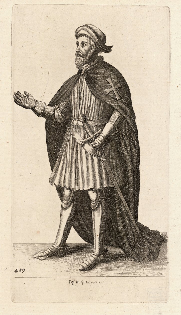 Eq. Hospitaliarius. 2. állapot alkotó: Wenceslaus Hollar