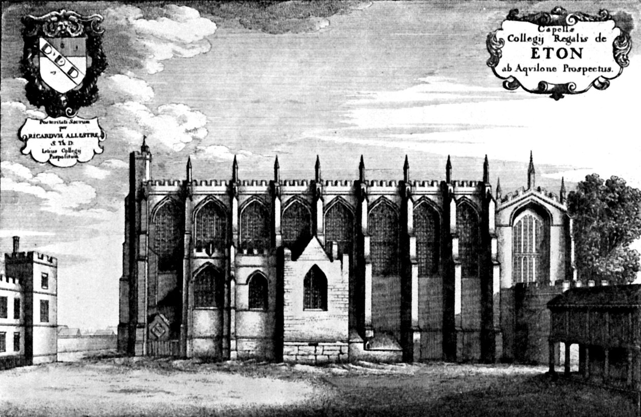 Eton College kápolna. alkotó: Wenceslaus Hollar