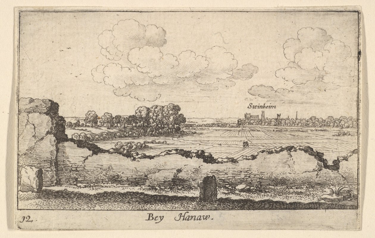 Hanau, 1635. alkotó: Wenceslaus Hollar
