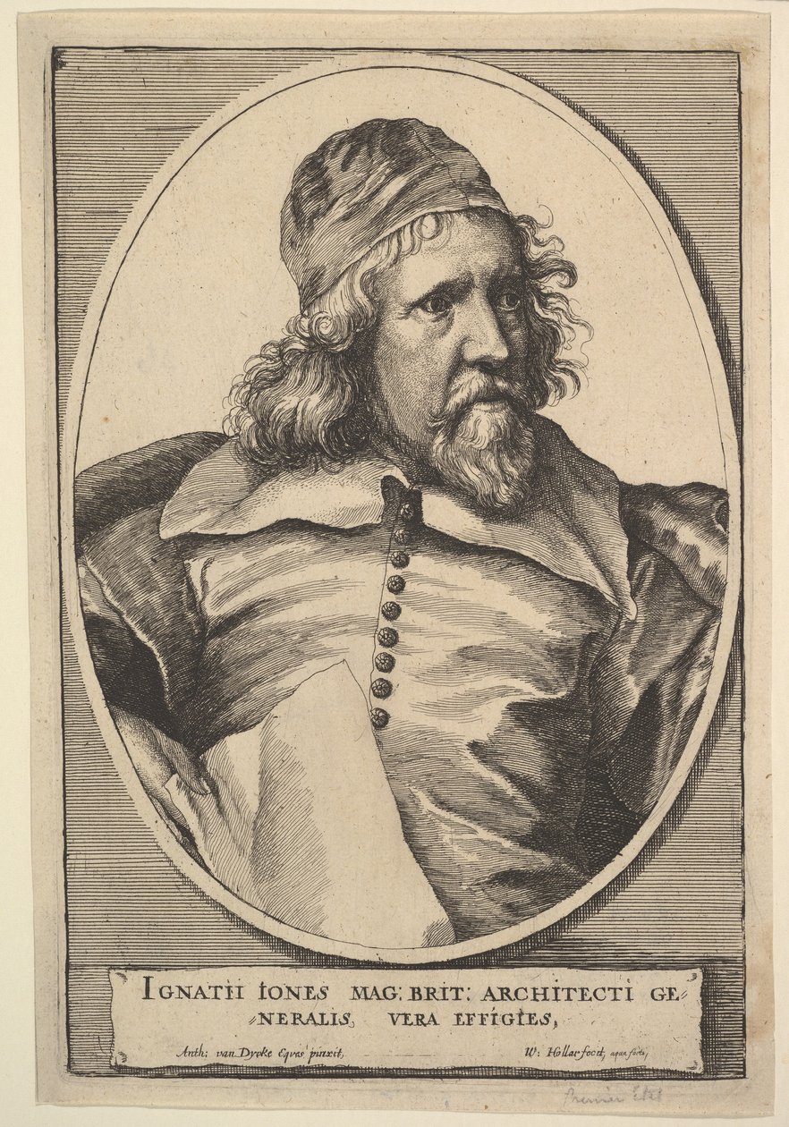 Inigo Jones, 1655. alkotó: Wenceslaus Hollar