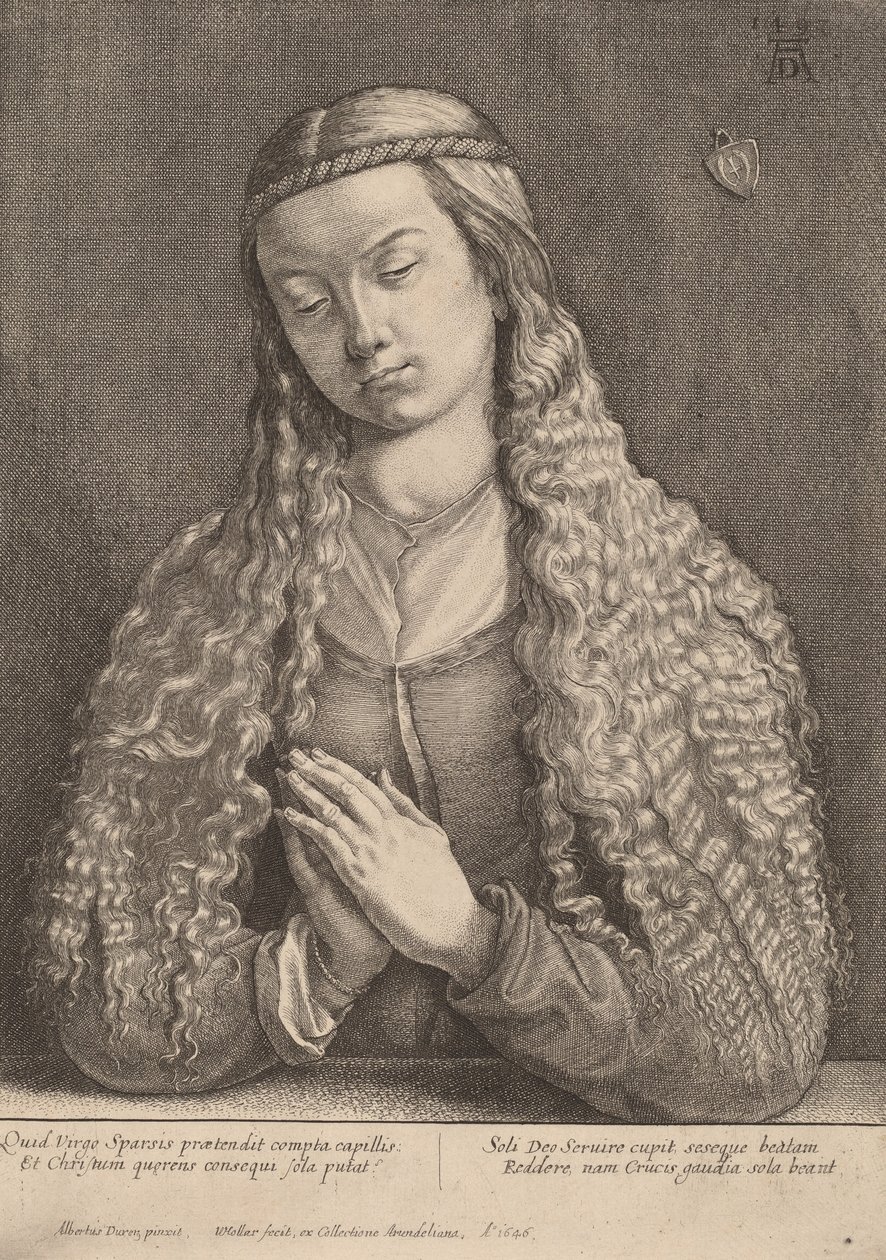 Katharine Furlegerin, 1646. alkotó: Wenceslaus Hollar