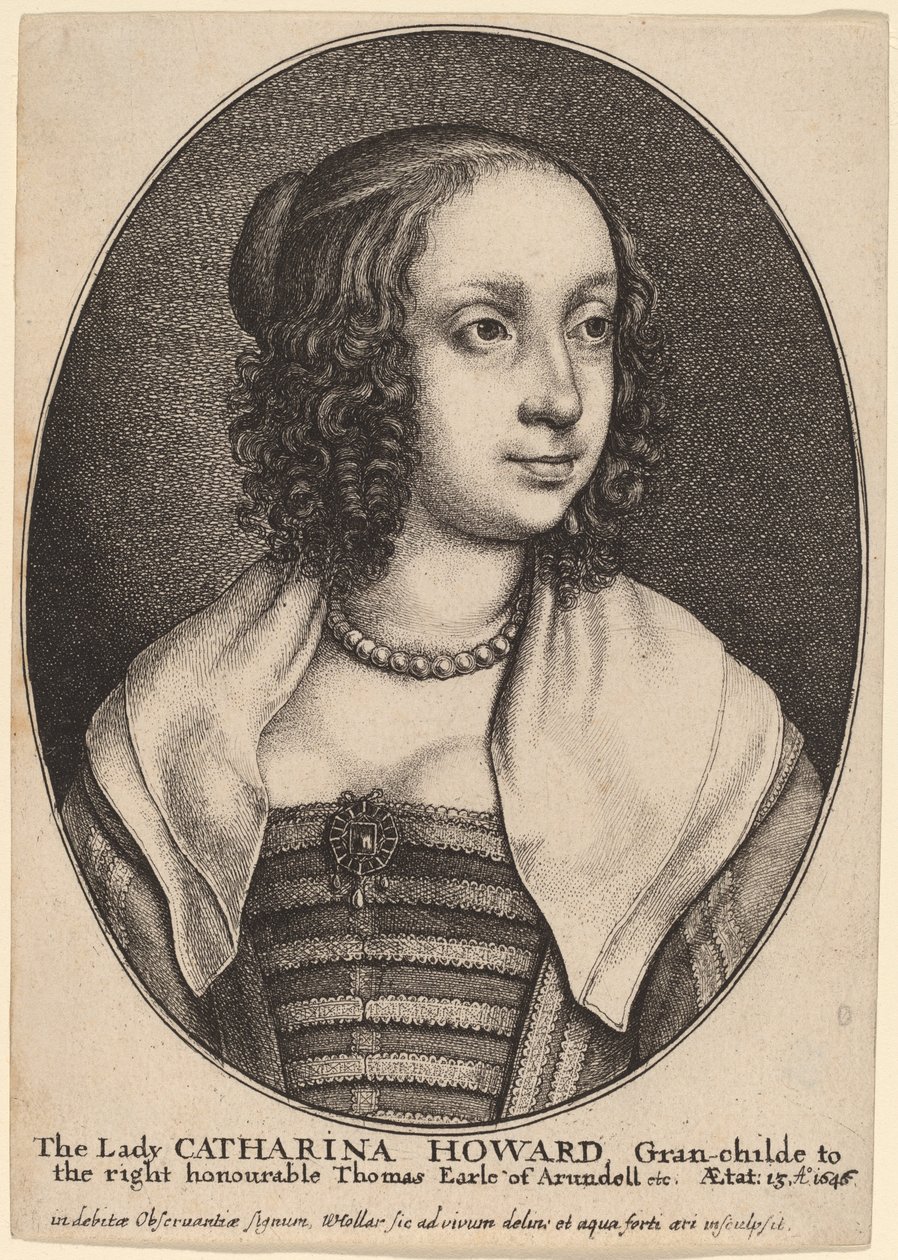 Lady Catherine Howard alkotó: Wenceslaus Hollar