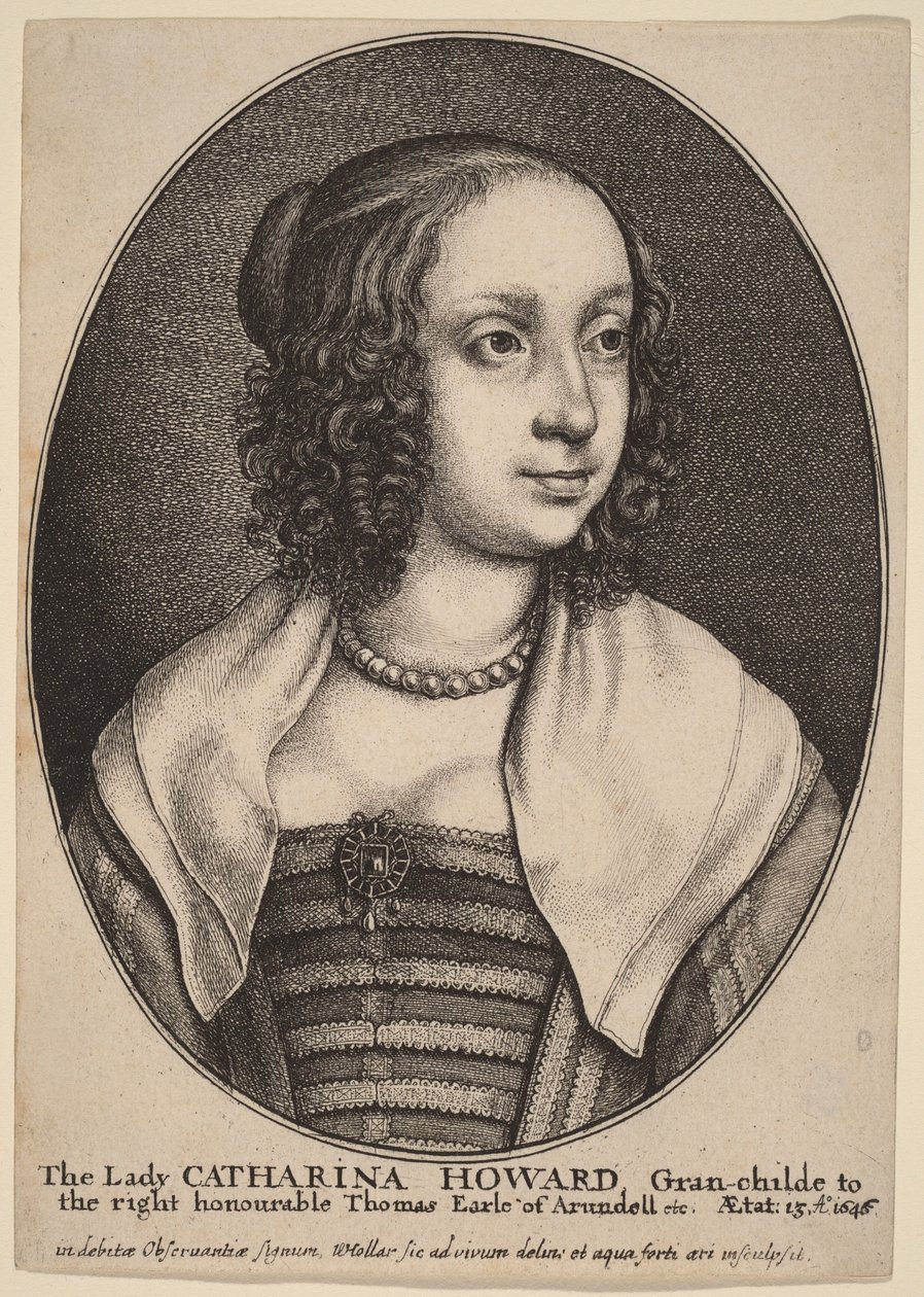 Lady Catherine Howard alkotó: Wenceslaus Hollar