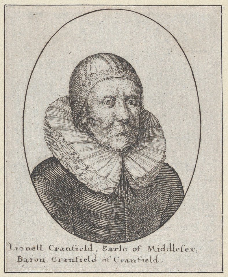 Lionell Cranfield, Middlesex grófja, Cranfield báró Cranfield, 1644, 1644. alkotó: Wenceslaus Hollar