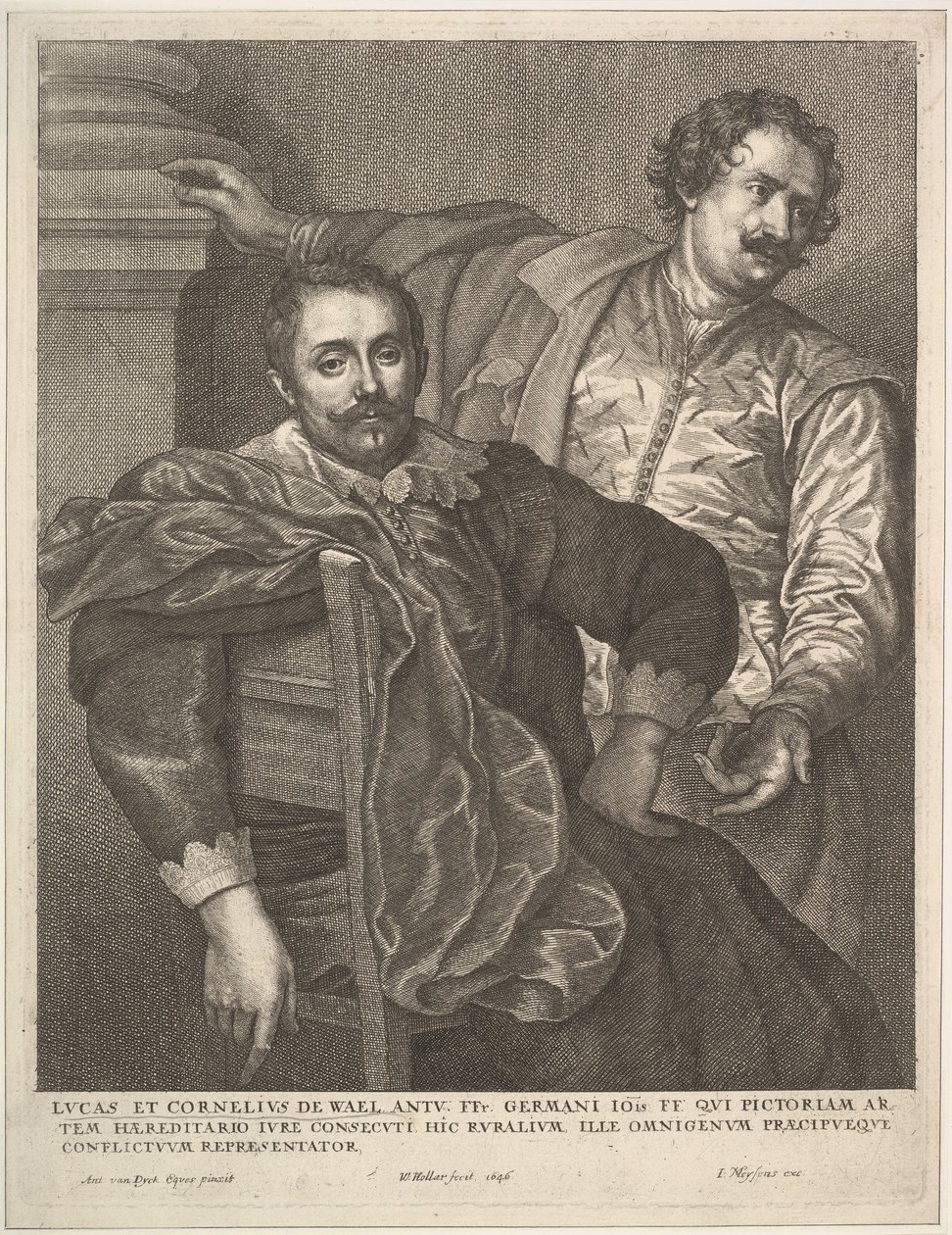 Lucas és Cornelius van Wael, 1646. alkotó: Wenceslaus Hollar