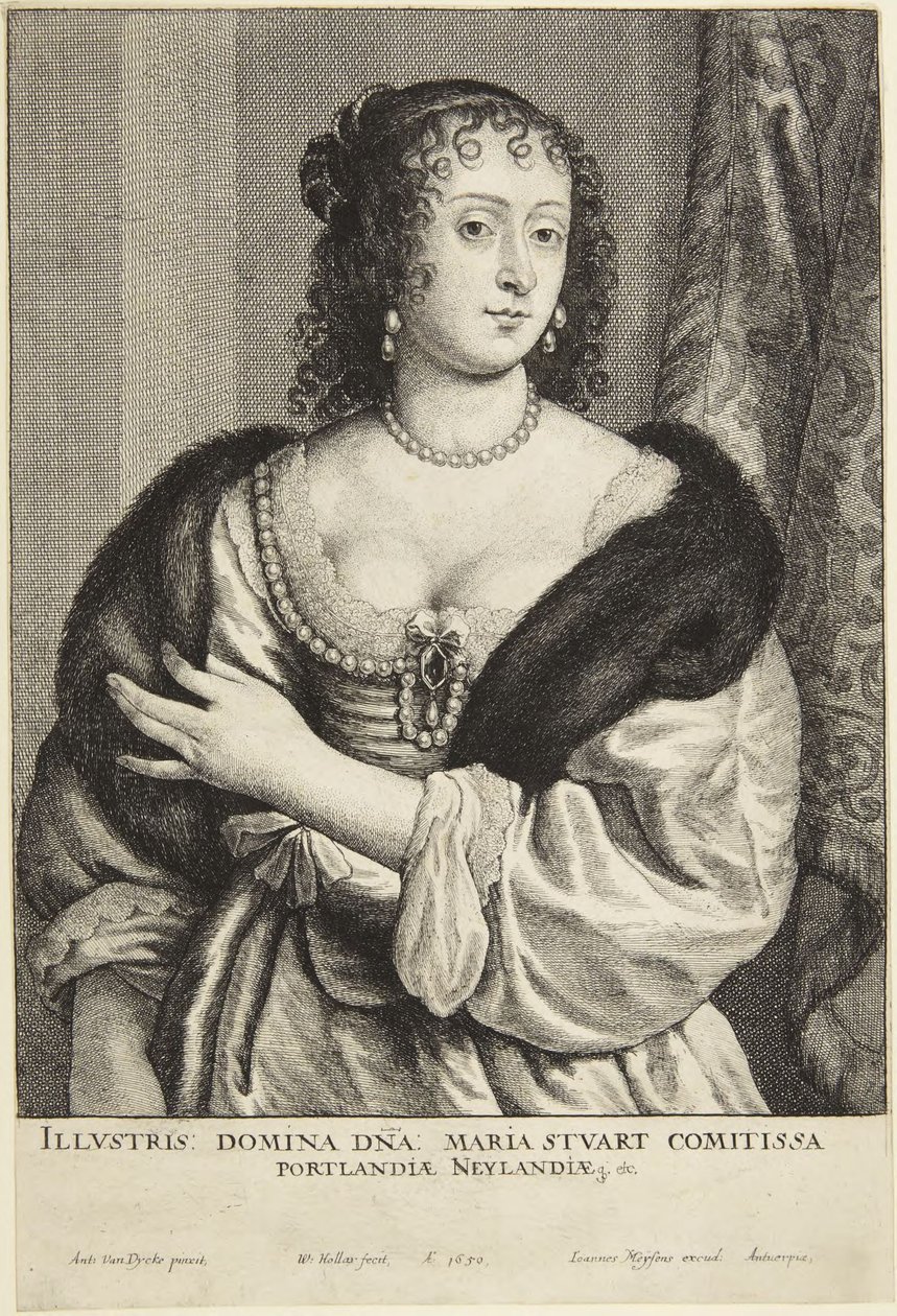 Stuart Mária alkotó: Wenceslaus Hollar