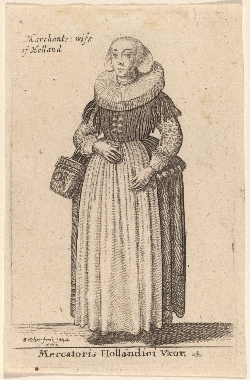 holland kereskedő felesége alkotó: Wenceslaus Hollar