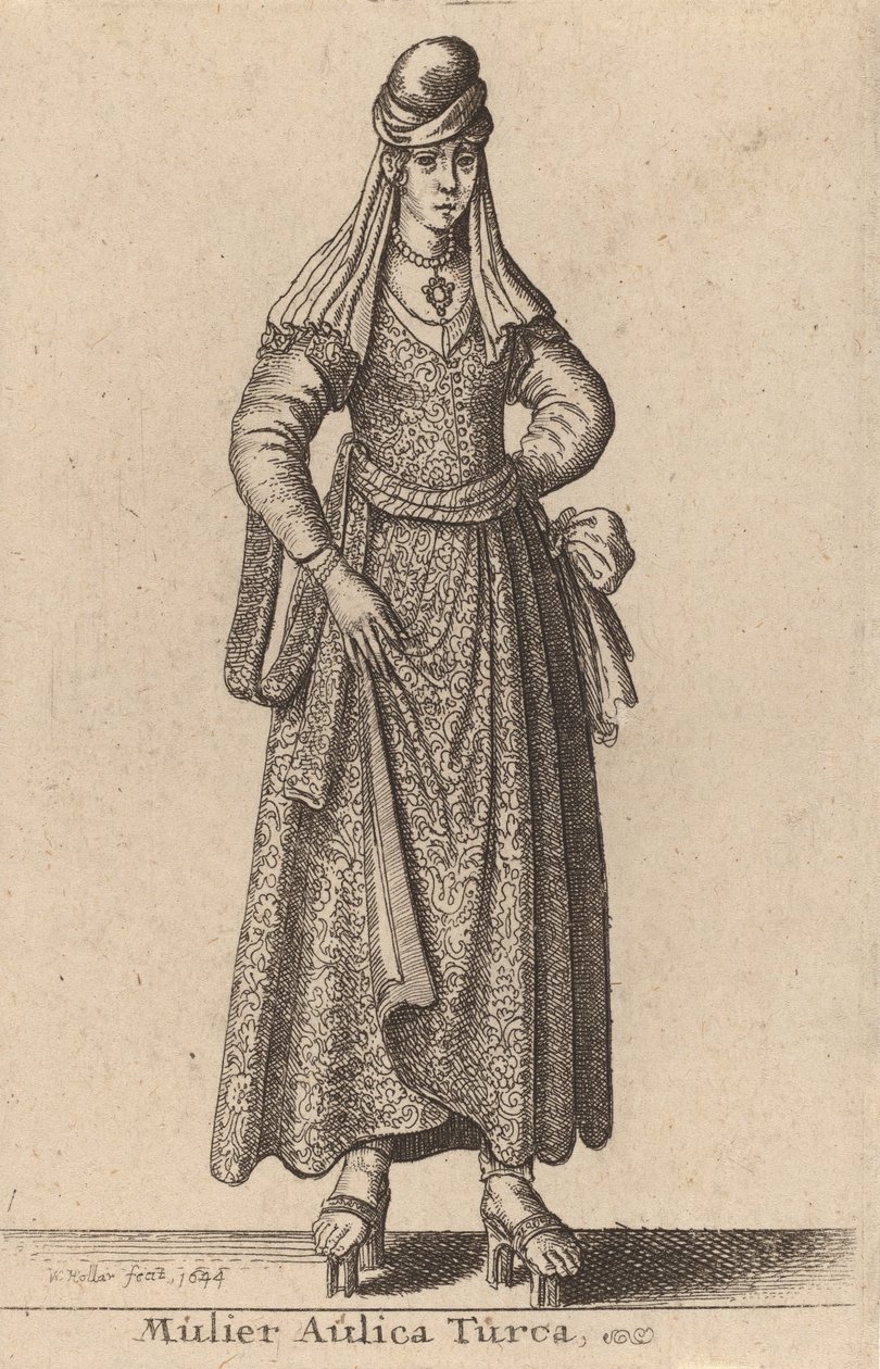 török ​​udvarmester, 1644 alkotó: Wenceslaus Hollar