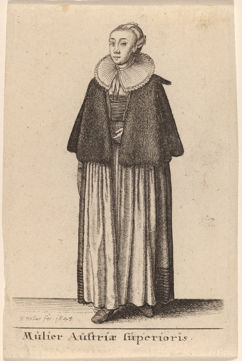 Egy felső-ausztriai nő alkotó: Wenceslaus Hollar