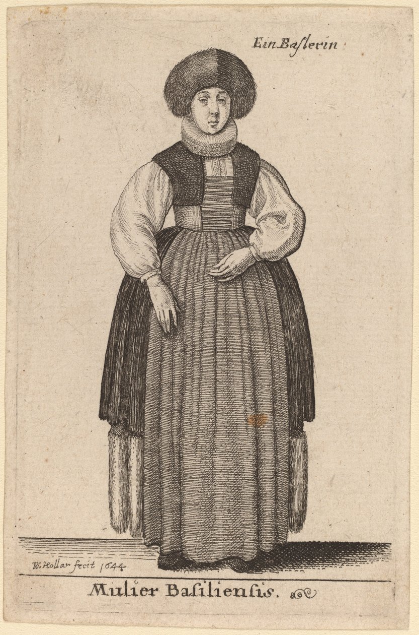 Egy bázeli nő alkotó: Wenceslaus Hollar