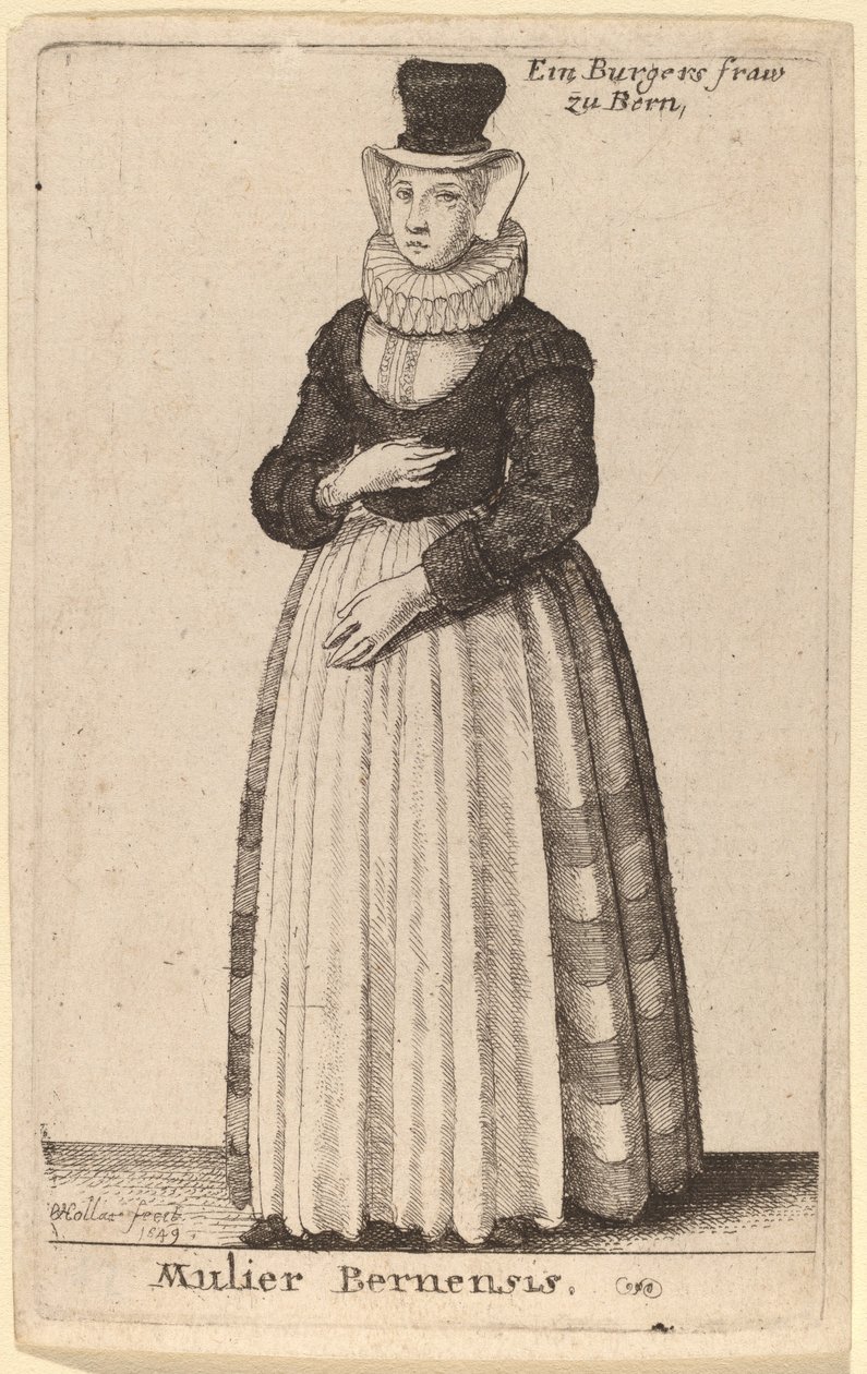 A berni nő alkotó: Wenceslaus Hollar