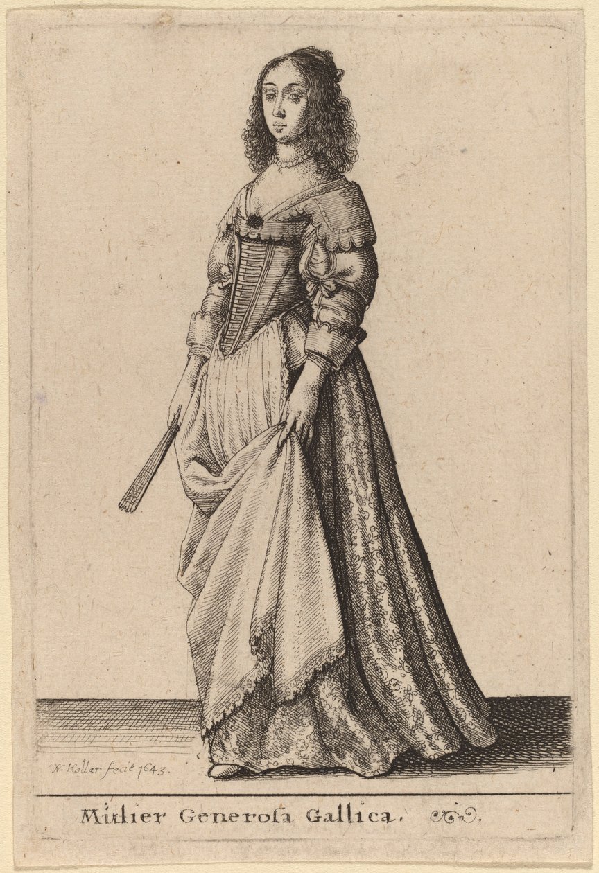 Egy nagylelkű francia nő alkotó: Wenceslaus Hollar