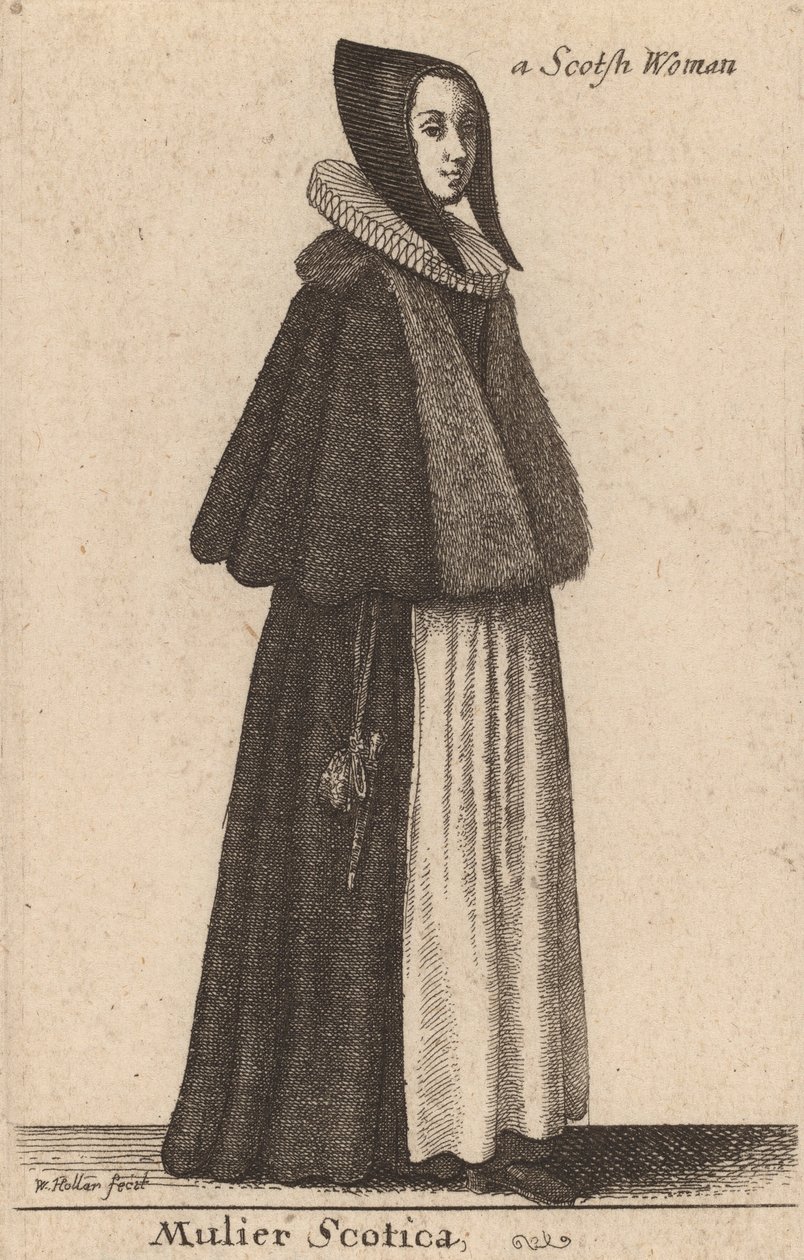 gael nő. alkotó: Wenceslaus Hollar