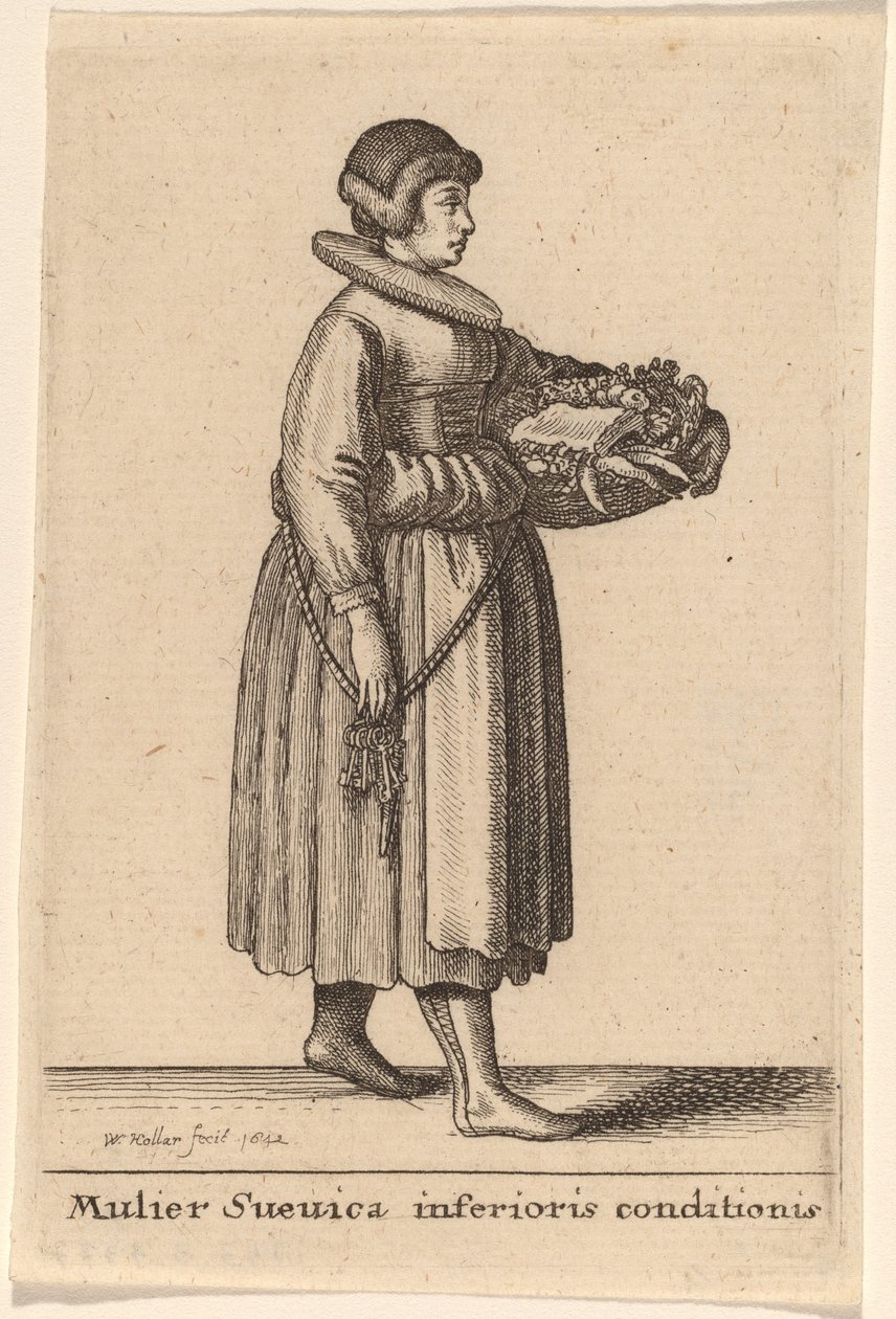 Egy rossz állapotú svéd nő alkotó: Wenceslaus Hollar