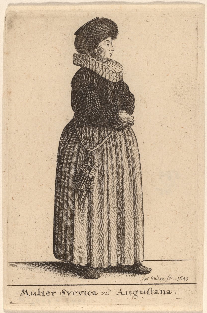 Svéd vagy augusztusi nő alkotó: Wenceslaus Hollar