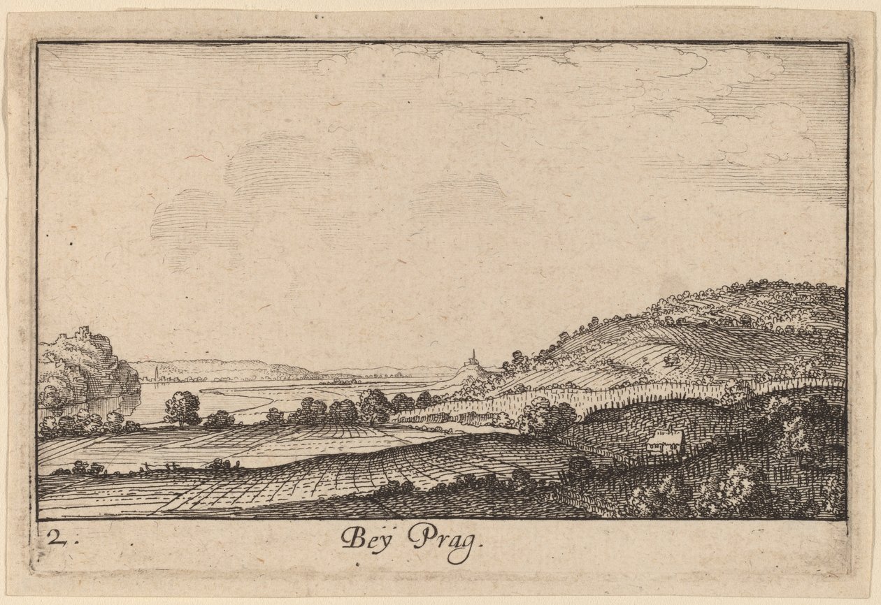 Prága közelében alkotó: Wenceslaus Hollar