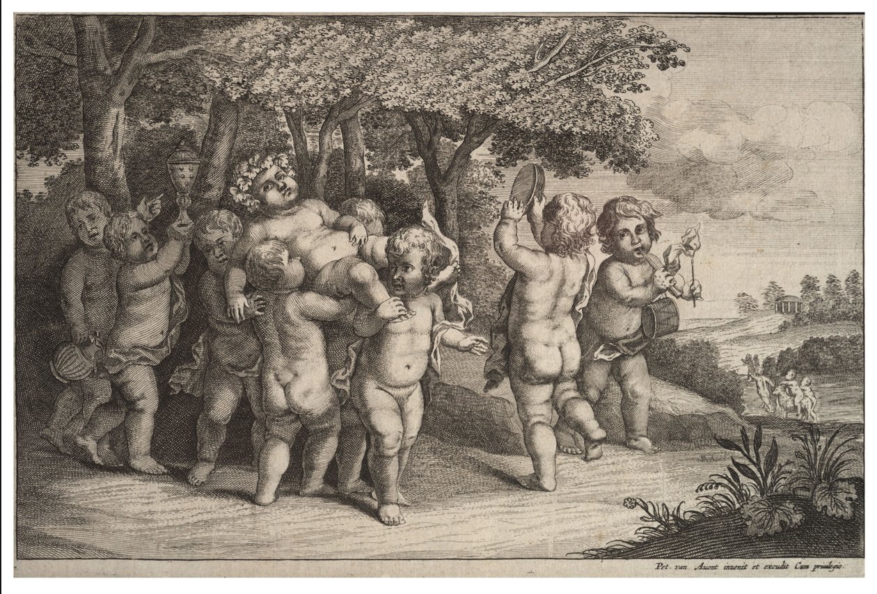 Kilenc kisfiú alkotó: Wenceslaus Hollar