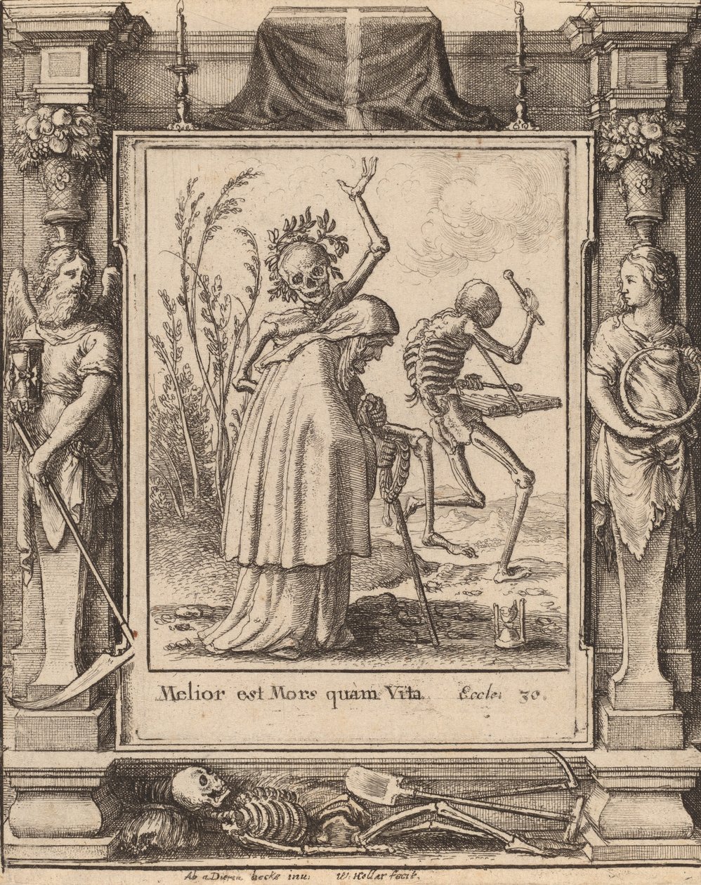 Öregasszony, 1651. alkotó: Wenceslaus Hollar
