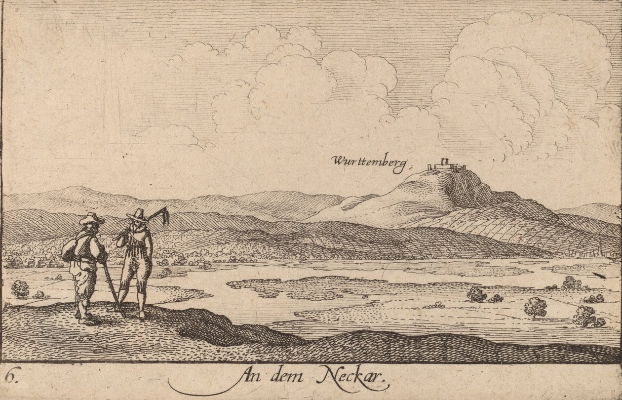 A Neckaron, 1635. alkotó: Wenceslaus Hollar