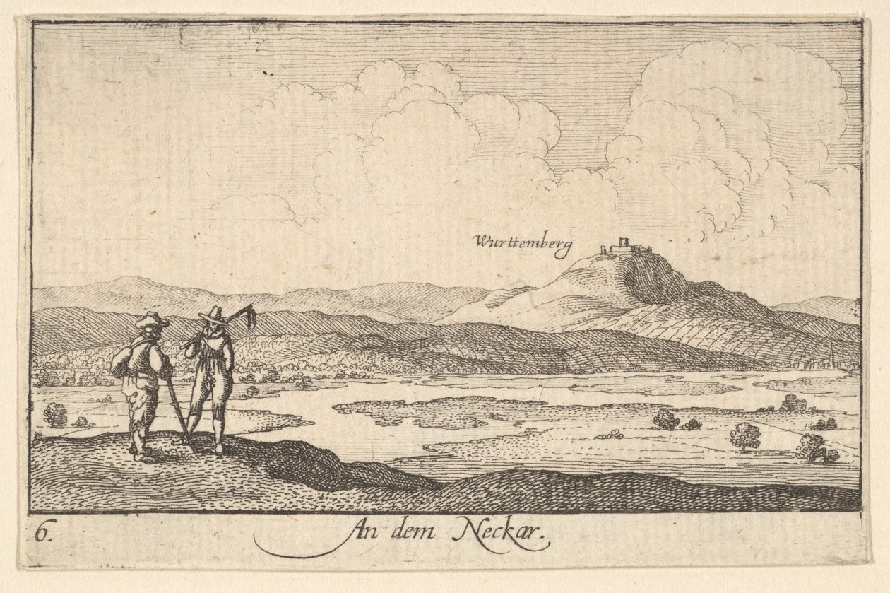 A Neckaron, 1635. alkotó: Wenceslaus Hollar