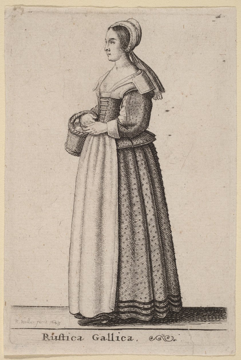 Gall vidéki jelenet alkotó: Wenceslaus Hollar